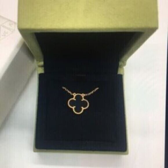 Van Cleef & Arpels 18K gold onyx necklace - Picture 4 of 8